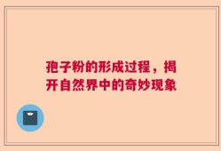 孢子粉的形成过程，揭开自然界中的奇妙现象