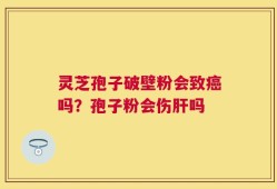 灵芝孢子破壁粉会致癌吗？孢子粉会伤肝吗