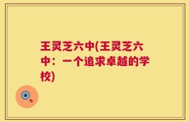 王灵芝六中(王灵芝六中：一个追求卓越的学校)