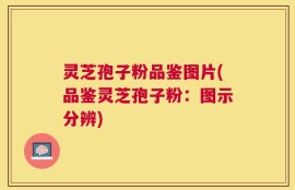 灵芝孢子粉品鉴图片(品鉴灵芝孢子粉：图示分辨)