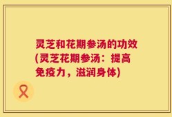 灵芝和花期参汤的功效(灵芝花期参汤：提高免疫力，滋润身体)
