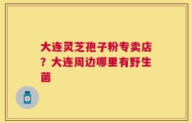 大连灵芝孢子粉专卖店？大连周边哪里有野生菌