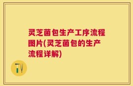 灵芝菌包生产工序流程图片(灵芝菌包的生产流程详解)