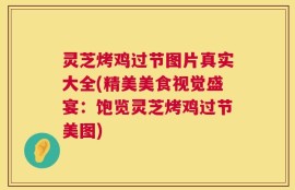 灵芝烤鸡过节图片真实大全(精美美食视觉盛宴：饱览灵芝烤鸡过节美图)