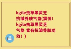 kgile虫草黑灵芝抗皱养肤气垫(震惊！kgile虫草黑灵芝气垫 竟有抗皱养肤功效！)