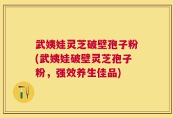 武姨娃灵芝破壁孢子粉(武姨娃破壁灵芝孢子粉，强效养生佳品)