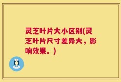 灵芝叶片大小区别(灵芝叶片尺寸差异大，影响效果。)