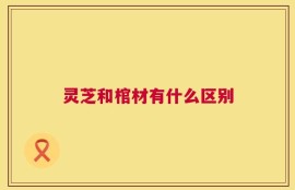 灵芝和棺材有什么区别
