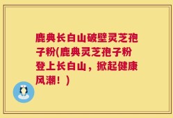 鹿典长白山破壁灵芝孢子粉(鹿典灵芝孢子粉登上长白山，掀起健康风潮！)