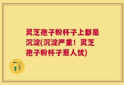 灵芝孢子粉杯子上都是沉淀(沉淀严重！灵芝孢子粉杯子惹人忧)