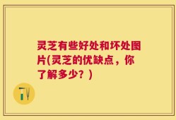 灵芝有些好处和坏处图片(灵芝的优缺点，你了解多少？)