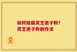 如何拍摄灵芝孢子粉？灵芝孢子粉制作法