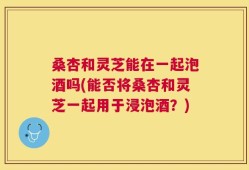桑杏和灵芝能在一起泡酒吗(能否将桑杏和灵芝一起用于浸泡酒？)