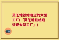 灵芝地铁站附近的大型工厂(「灵芝地铁站附近现大型工厂」)