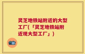灵芝地铁站附近的大型工厂(「灵芝地铁站附近现大型工厂」)