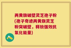 两黄旗破壁灵芝孢子粉(孢子奇迹两黄旗灵芝粉突破壁，释放强效抗氧化能量)