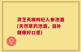 灵芝天麻枸杞人参泡酒(天然草药泡酒，滋补健康好口感)