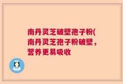 南丹灵芝破壁孢子粉(南丹灵芝孢子粉破壁，营养更易吸收