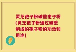 灵芝孢子粉破壁孢子粉(灵芝孢子粉通过破壁制成的孢子粉的功效和用途)