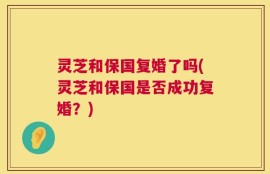 灵芝和保国复婚了吗(灵芝和保国是否成功复婚？)