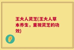 王大人灵芝(王大人草本养生，重视灵芝的功效)