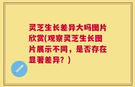灵芝生长差异大吗图片欣赏(观察灵芝生长图片展示不同，是否存在显著差异？)