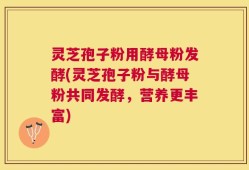 灵芝孢子粉用酵母粉发酵(灵芝孢子粉与酵母粉共同发酵，营养更丰富)