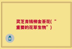 灵芝青钱柳金茶花(“重要的花草生物”)