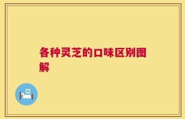 各种灵芝的口味区别图解