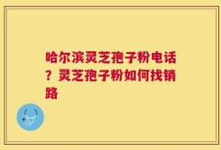 哈尔滨灵芝孢子粉电话？灵芝孢子粉如何找销路