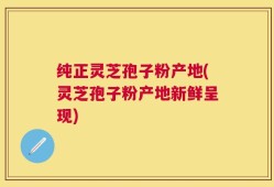 纯正灵芝孢子粉产地(灵芝孢子粉产地新鲜呈现)