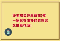 煲老鸡灵芝虫草花(煮一锅营养滋补的老鸡灵芝虫草花汤)