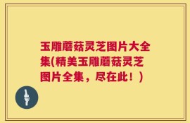 玉雕蘑菇灵芝图片大全集(精美玉雕蘑菇灵芝图片全集，尽在此！)