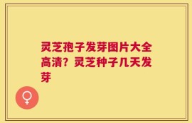 灵芝孢子发芽图片大全高清？灵芝种子几天发芽