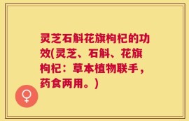 灵芝石斛花旗枸杞的功效(灵芝、石斛、花旗枸杞：草本植物联手，药食两用。)