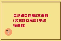 灵芝路口连撞5车事故(灵芝路口发生5车连撞事故)