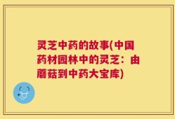 灵芝中药的故事(中国药材园林中的灵芝：由蘑菇到中药大宝库)