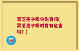 灵芝孢子粉它伤胃吗(灵芝孢子粉对胃有危害吗？)