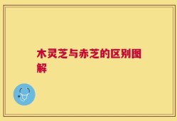 木灵芝与赤芝的区别图解