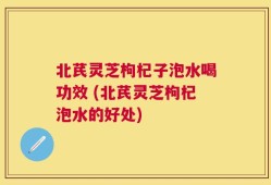 北芪灵芝枸杞子泡水喝功效 (北芪灵芝枸杞泡水的好处)