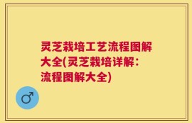 灵芝栽培工艺流程图解大全(灵芝栽培详解：流程图解大全)