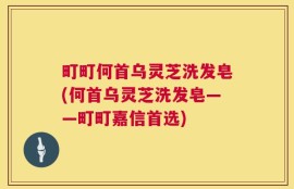 町町何首乌灵芝洗发皂(何首乌灵芝洗发皂——町町嘉信首选)