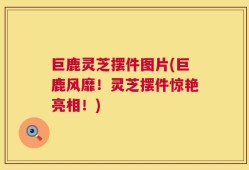 巨鹿灵芝摆件图片(巨鹿风靡！灵芝摆件惊艳亮相！)