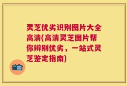 灵芝优劣识别图片大全高清(高清灵芝图片帮你辨别优劣，一站式灵芝鉴定指南)