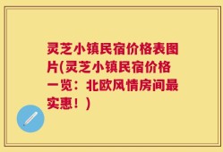 灵芝小镇民宿价格表图片(灵芝小镇民宿价格一览：北欧风情房间最实惠！)