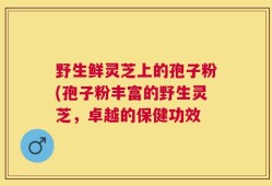 野生鲜灵芝上的孢子粉(孢子粉丰富的野生灵芝，卓越的保健功效