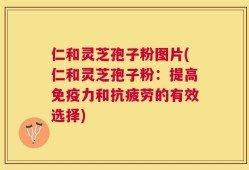 仁和灵芝孢子粉图片(仁和灵芝孢子粉：提高免疫力和抗疲劳的有效选择)