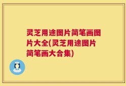 灵芝用途图片简笔画图片大全(灵芝用途图片简笔画大合集)