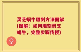 灵芝蜗牛雕刻方法图解(图解：如何雕刻灵芝蜗牛，完整步骤传授)