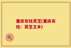重庆石柱灵芝(重庆石柱：灵芝之乡)
